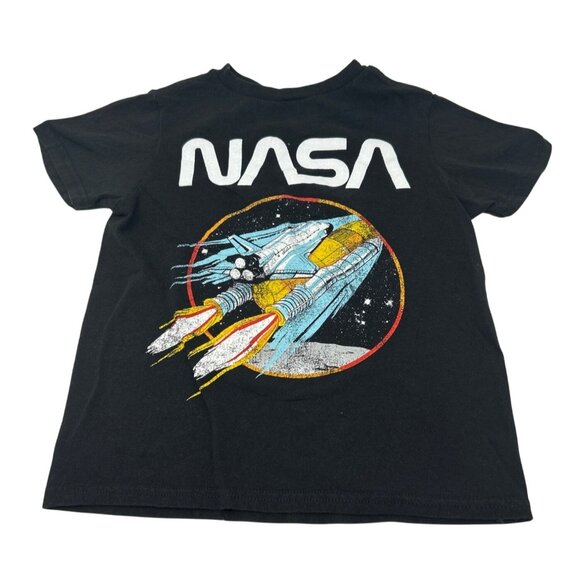Boy's Clothes - 4 Graphic T-Shirts - Black, Red, 2‎ White - Sizes - XS and 5 - Picture 4 of 11